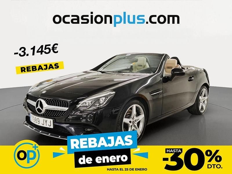 Negro Usado 2017 Mercedes SLC200 AMG Descapotable | 26.843 € - Imagen 1/4