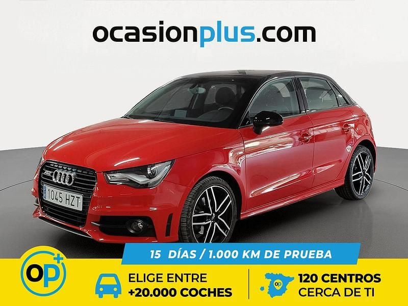 Usado Audi A1 S-Line 122 CV (89 kW) 2014 Rojo Utilitario