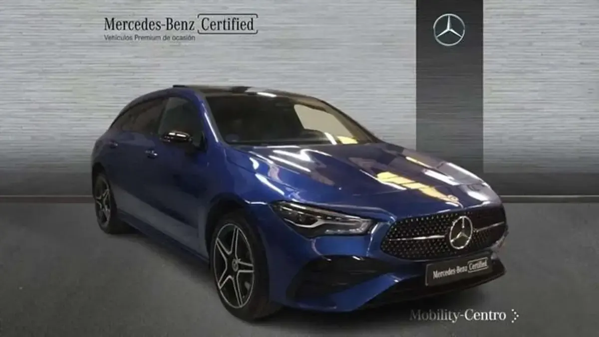 Usado Mercedes CLA250e 218 CV (160 kW) 2024 Azul Coupe