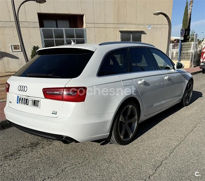 Usado Audi A6 190 CV (139 kW) 2014 Blanco Familiar
