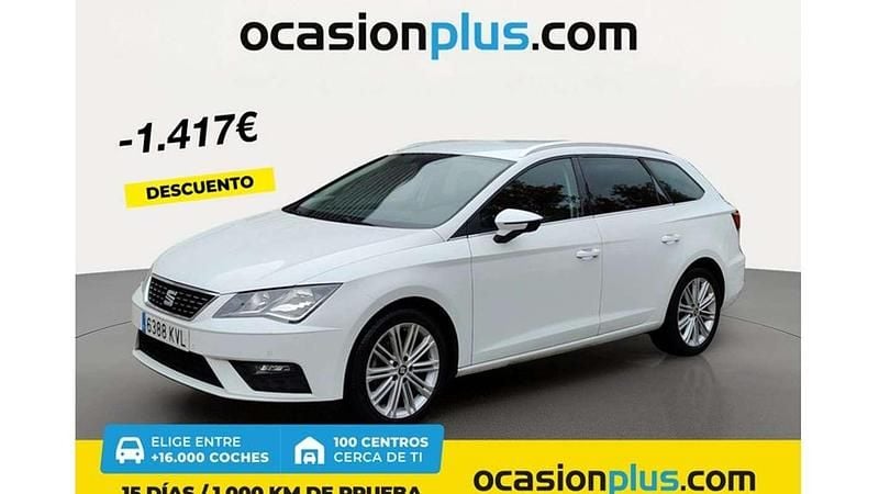 Blanco Usado 2019 Seat Leon ST XCELLENCE Familiar | 14.173 € (Precio justo) - Imagen 1/4