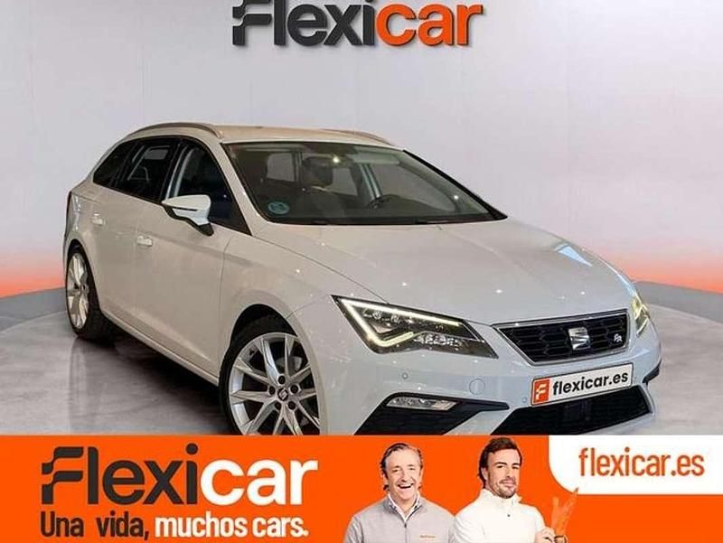Blanco Usado 2019 Seat Leon FR Familiar | 16.090 € (Precio justo) - Imagen 1/4