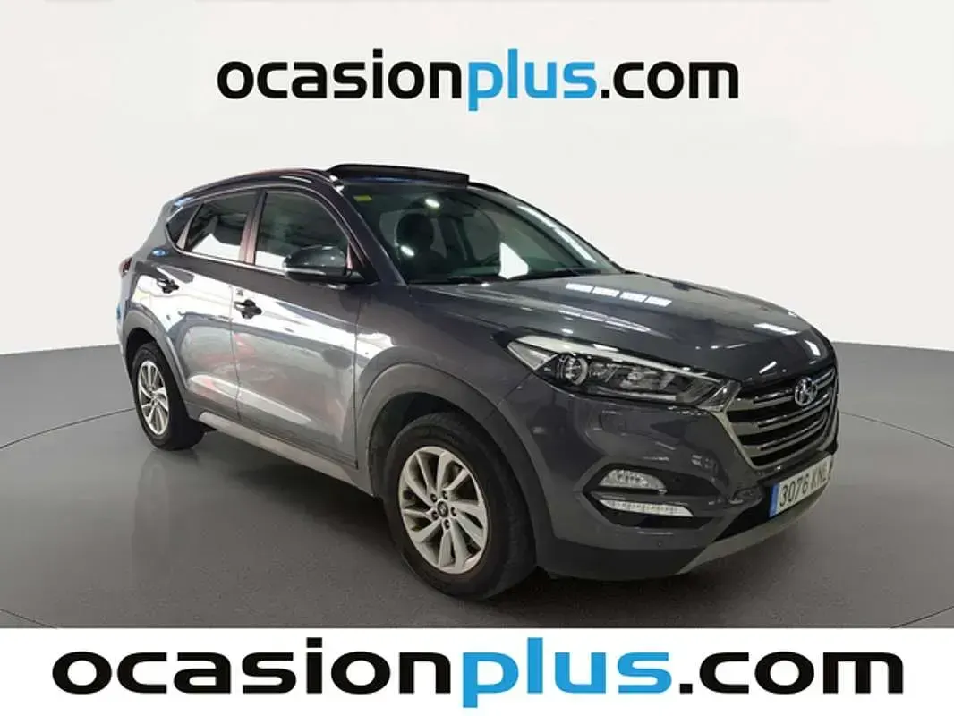 Usado Hyundai Tucson 141 CV (103 kW) 2018 Gris SUV