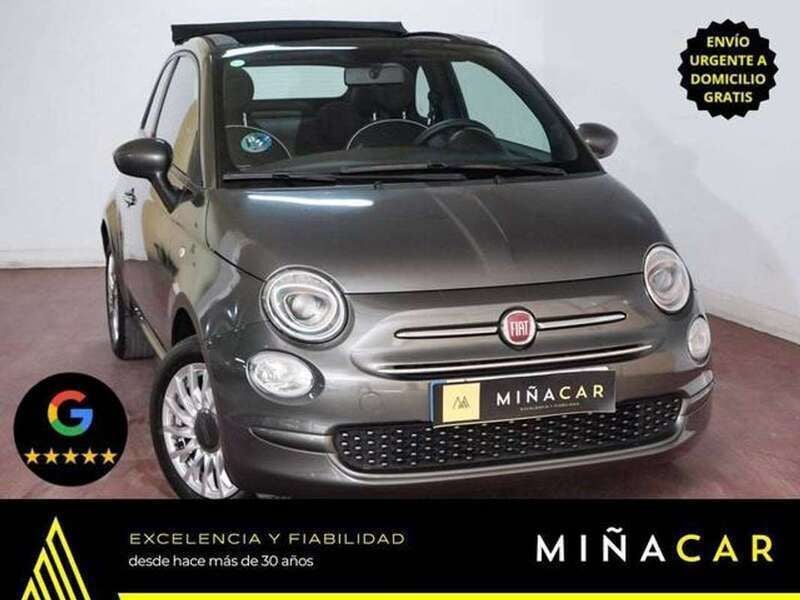 Gris Usado 2021 Fiat 500C Lounge Descapotable | 9800 € (Precio justo) - Imagen 1/4