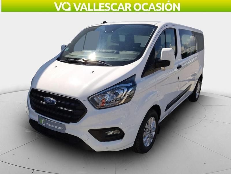 Blanco Usado 2021 Ford Transit Custom Trend Familiar | 27.900 € (Precio justo) - Imagen 1/4