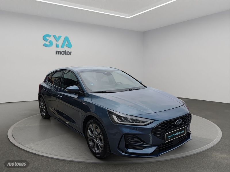 Azul Usado 2023 Ford Focus ST-Line Berlina | 19.990 € (Precio justo) - Imagen 1/3