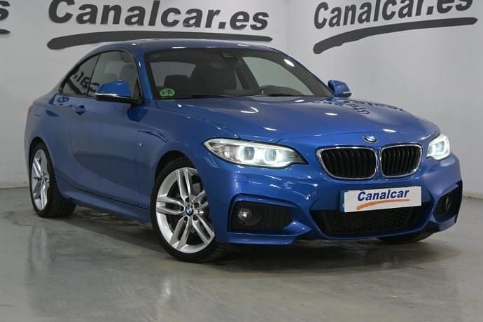 Usado BMW 220 190 CV (139 kW) 2015 Azul Coupe