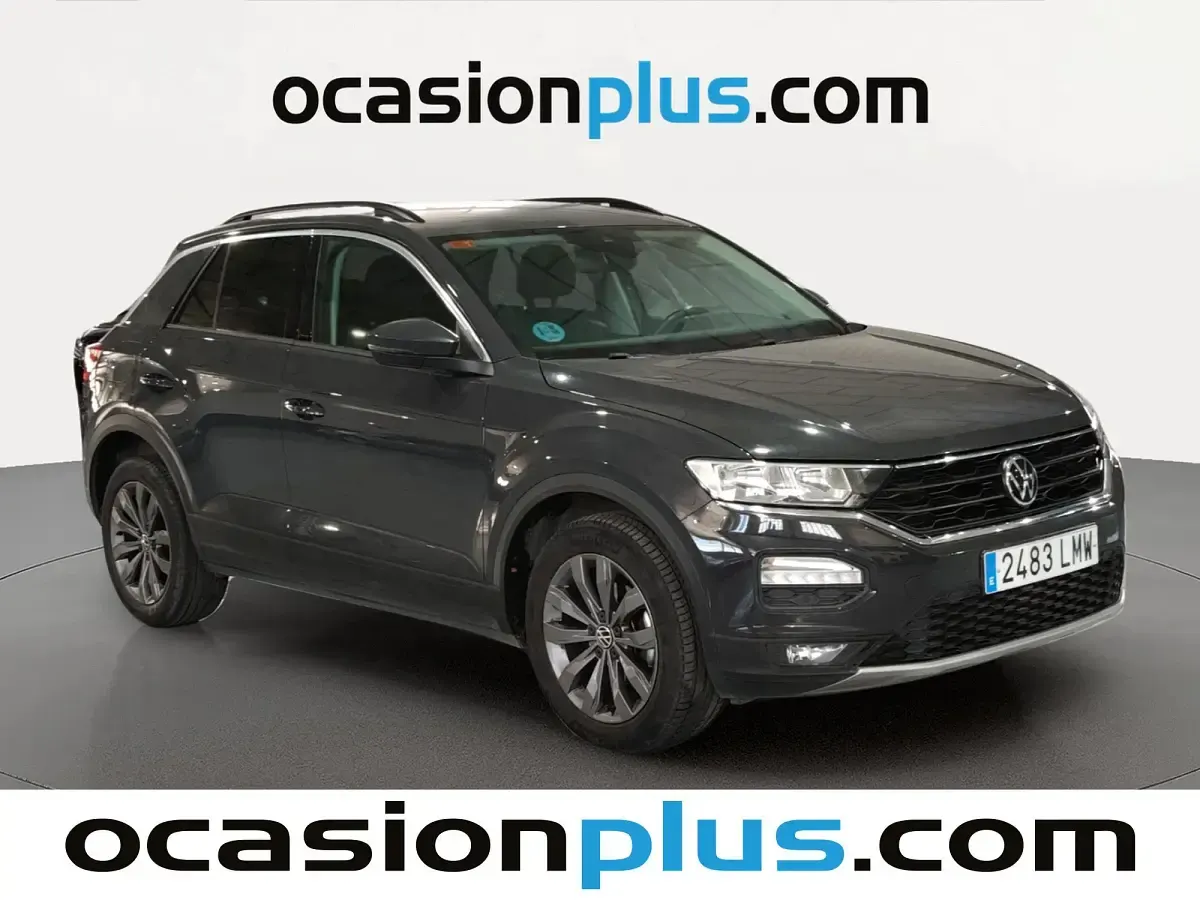Usado VW T-Roc Advance 110 CV (80 kW) 2021 Gris SUV