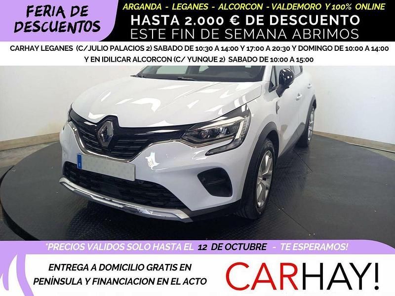 Blanco Usado 2021 Renault Captur Intens SUV | 12.990 € (Precio justo) - Imagen 1/4