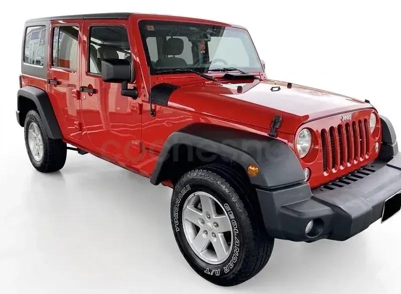 Usado Jeep Wrangler Unlimited Sport 200 CV (147 kW) 2015 Rojo SUV