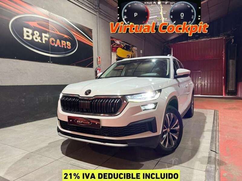 Blanco Usado 2022 Skoda Kodiaq Ambition SUV | 19.700 € - Imagen 1/4