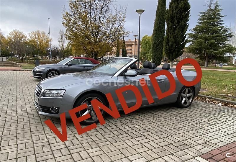 Gris / plata Usado 2010 Audi A5 Cabriolet S-Line Descapotable | 14.700 € (Buen precio) - Imagen 1/1