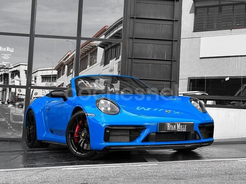 Azul Usado 2024 Porsche 911 Carrera 4 Cabriolet Descapotable | 209.900 € (Precio justo) - Imagen 1/4