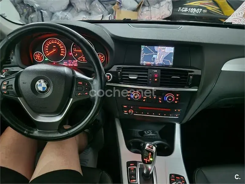 Usado BMW X3 177 CV (130 kW) 2012 Negro SUV