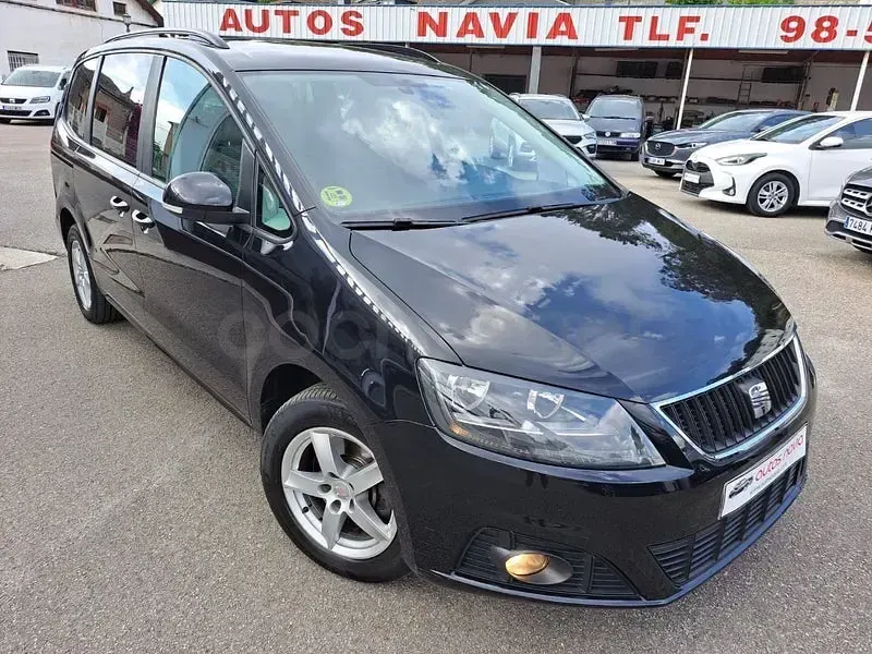 Usado Seat Alhambra Ecomotive 140 CV (102 kW) 2011 Negro Monovolumen