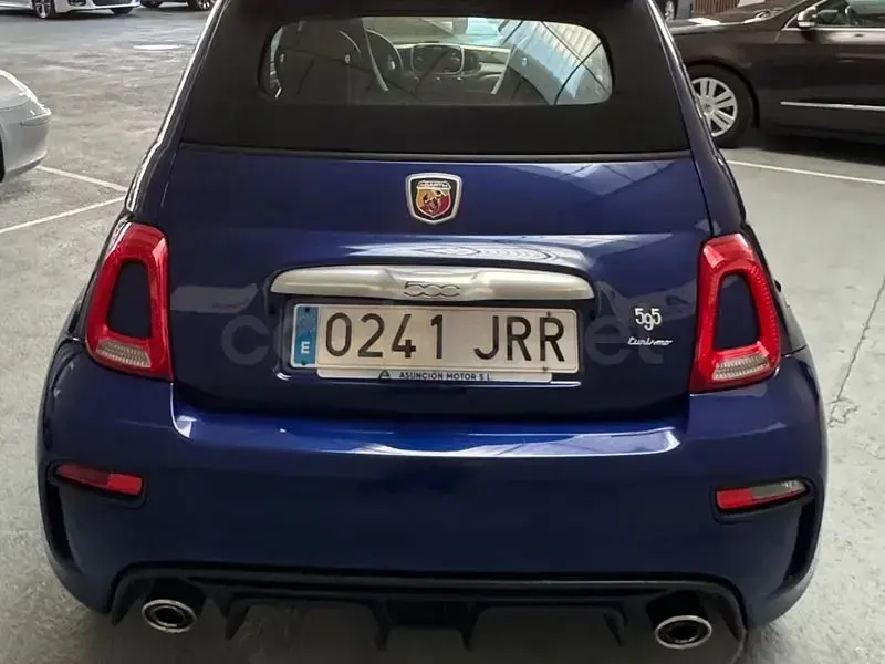 Usado Abarth 595C Turismo 160 CV (117 kW) 2016 Azul Descapotable