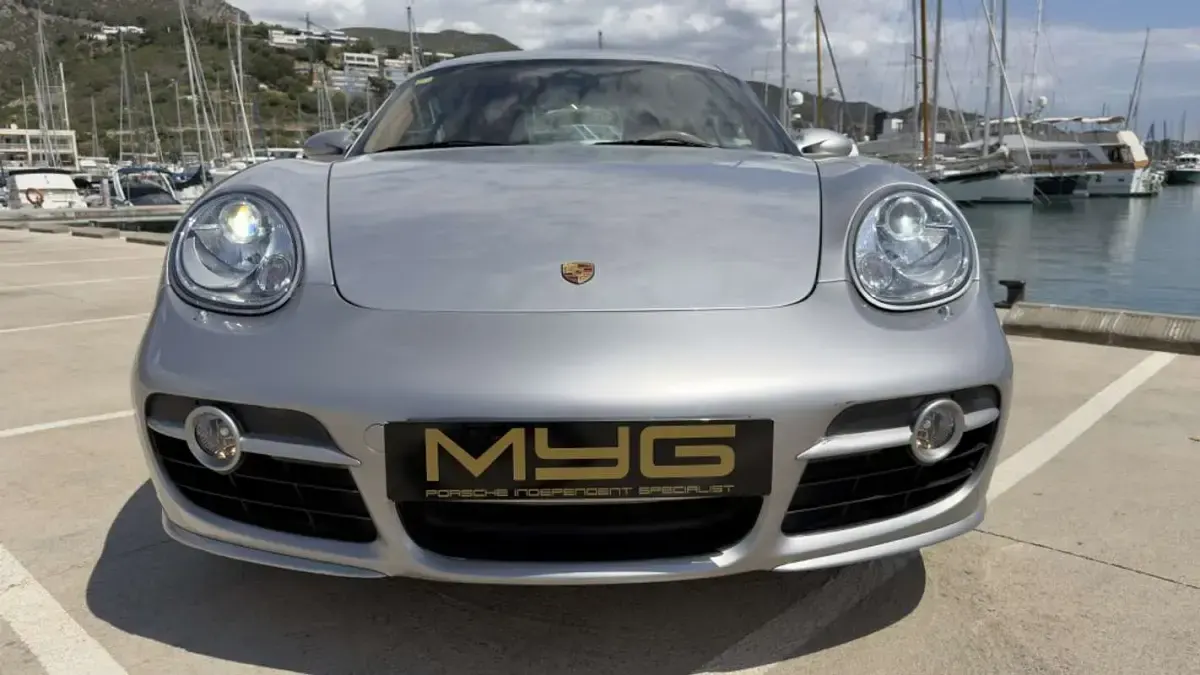 Usado Porsche Cayman S 320 CV (235 kW) 2008 Gris Coupe