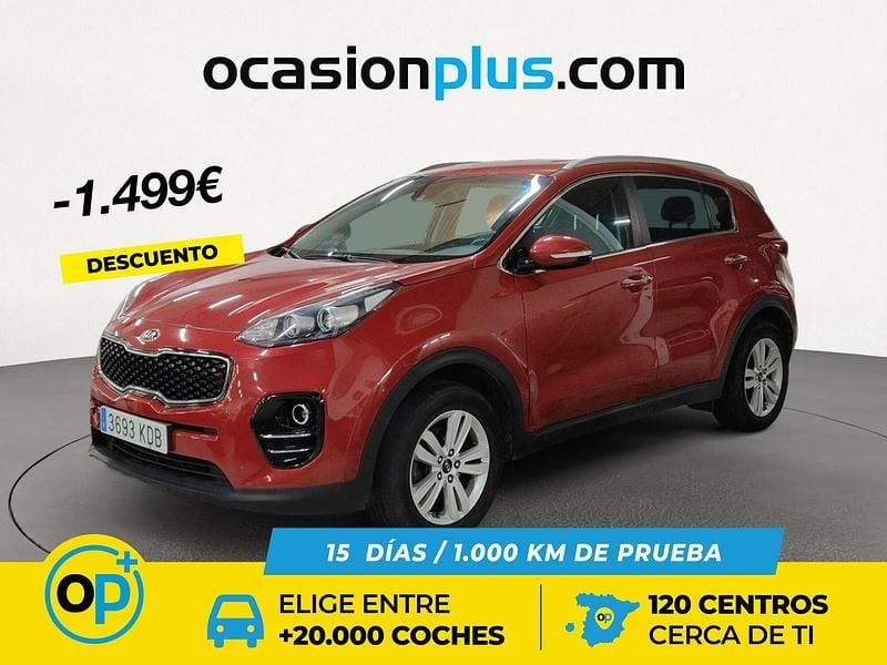 Rojo Usado 2017 Kia Sportage SUV | 10.250 € (Buen precio) - Imagen 1/4
