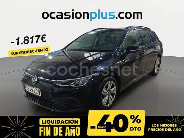 Negro Usado 2021 VW Golf VIII Life Familiar | 19.990 € (Precio justo) - Imagen 1/4