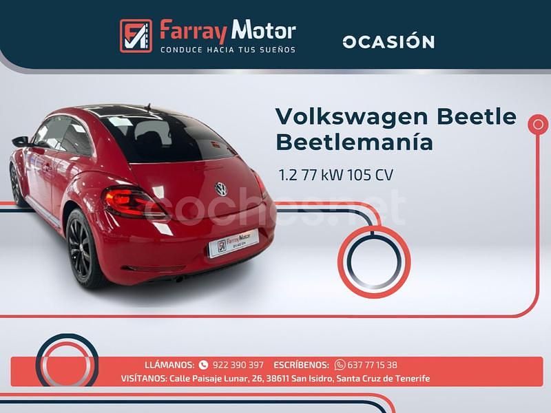 Usado VW Beetle 105 CV (77 kW) 2018 Rojo Utilitario