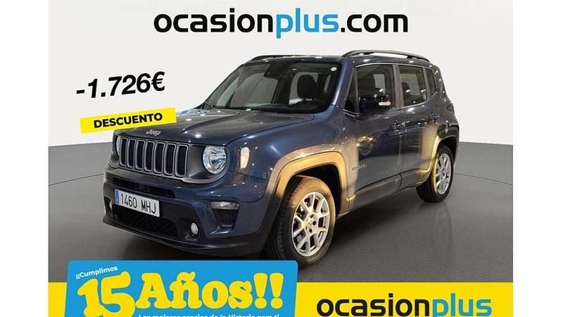Azul Usado 2023 Jeep Renegade Limited SUV | 16.500 € (Buen precio) - Imagen 1/4