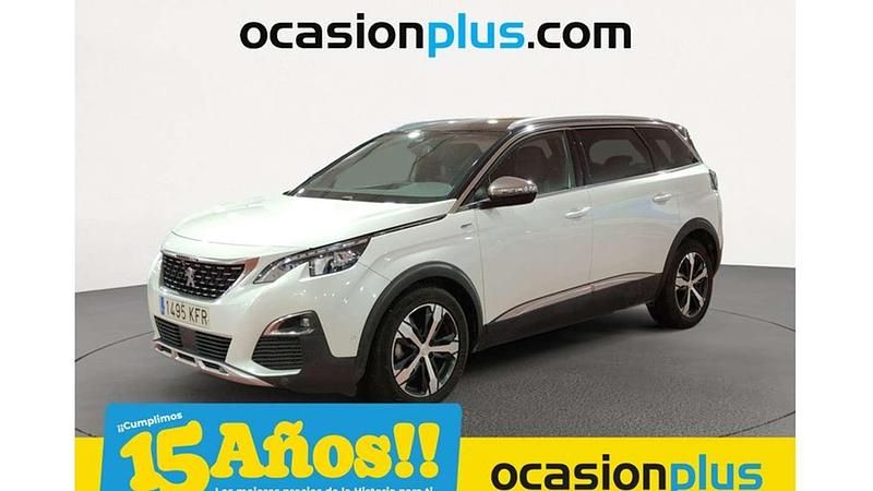 Blanco Usado 2017 Peugeot 5008 Allure Monovolumen | 20.490 € (Precio justo) - Imagen 1/4