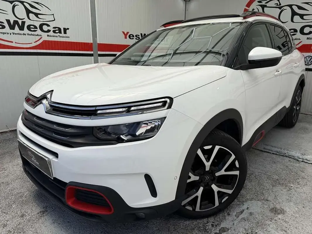 Usado Citroën C5 Aircross Shine 131 CV (96 kW) 2019 Blanco SUV