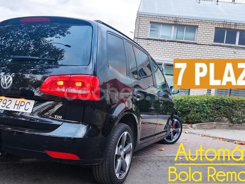 Negro Usado 2013 VW Touran Advance Monovolumen | 12.800 € (Precio justo) - Imagen 1/4
