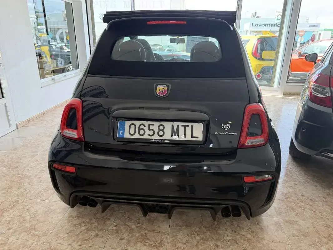 Usado Abarth 595C Competizione 179 CV (131 kW) 2017 Negro Descapotable
