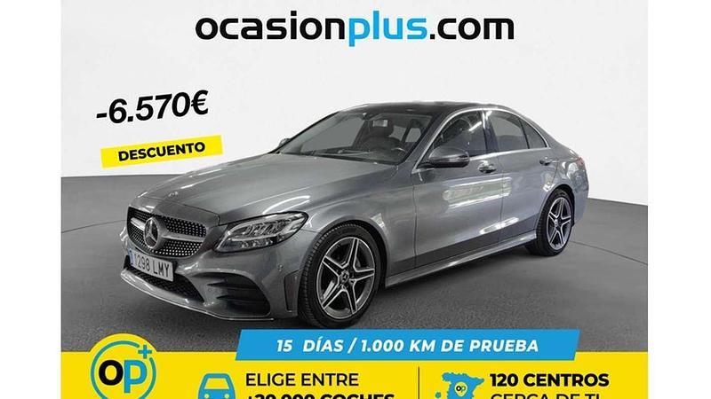 Usado Mercedes C200 AMG 184 CV (135 kW) 2021 Gris Berlina
