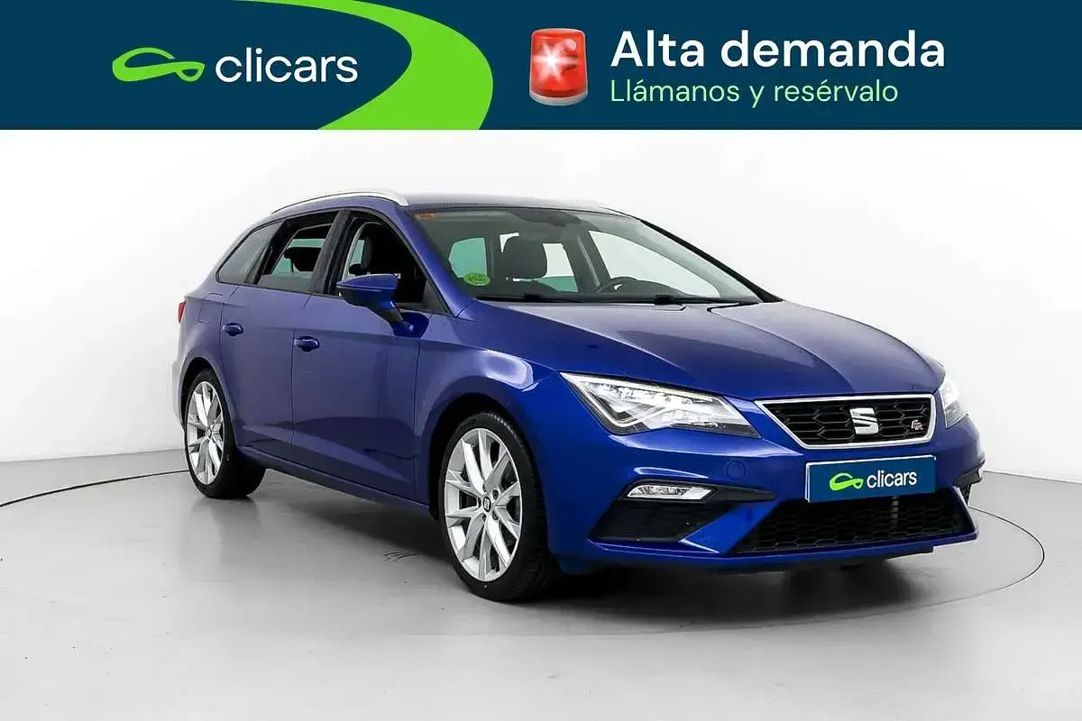 Usado Seat Leon ST FR 150 CV (110 kW) 2017 Azul Familiar
