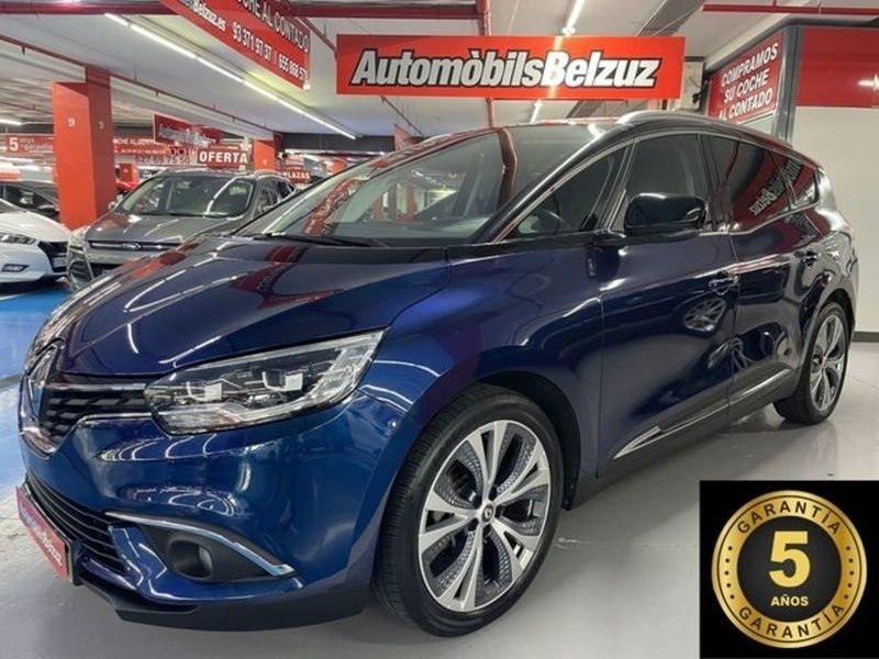 Azul Usado 2019 Renault Grand Scénic IV LIMITED Monovolumen | 20.490 € (Precio justo) - Imagen 1/4