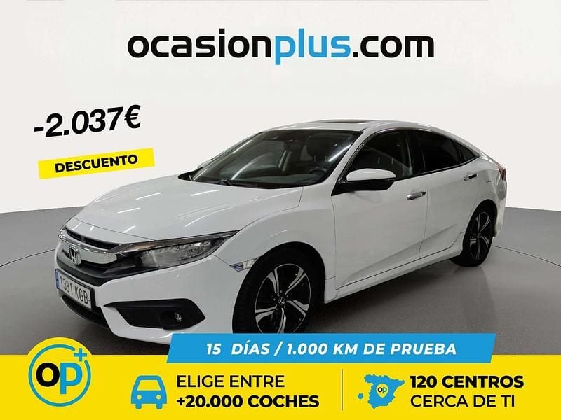 Usado Honda Civic Executive 182 CV (133 kW) 2017 Blanco Berlina