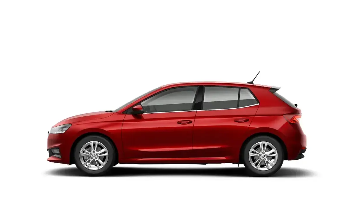 Usado Skoda Fabia 115 CV (84 kW) 2024 Rojo Utilitario