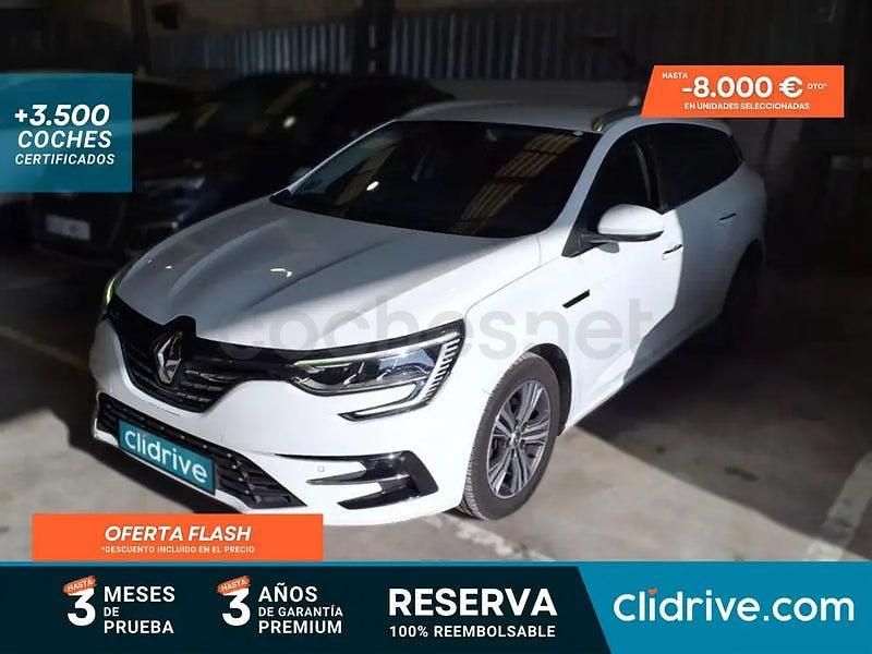 Usado Renault Mégane GrandTour Zen 115 CV (84 kW) 2021 Blanco Familiar