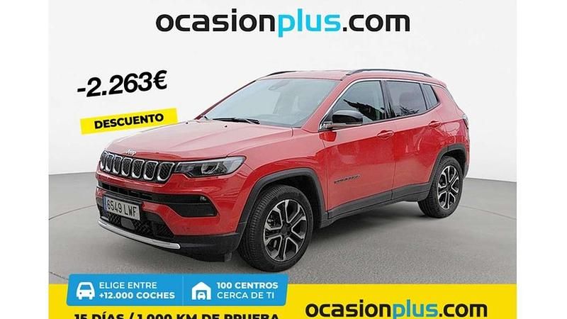 Rojo Usado 2022 Jeep Compass Limited SUV | 22.091 € (Buen precio) - Imagen 1/4