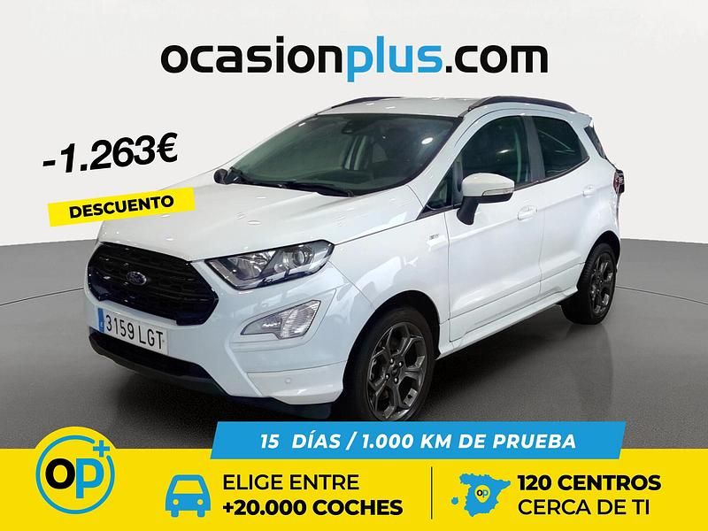 Blanco Usado 2020 Ford Ecosport ST-Line SUV | 13.900 € (Precio justo) - Imagen 1/4