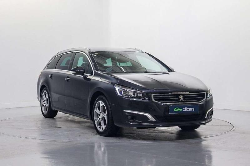Usado Peugeot 508 SW Active 120 CV (88 kW) 2018 Negro Familiar