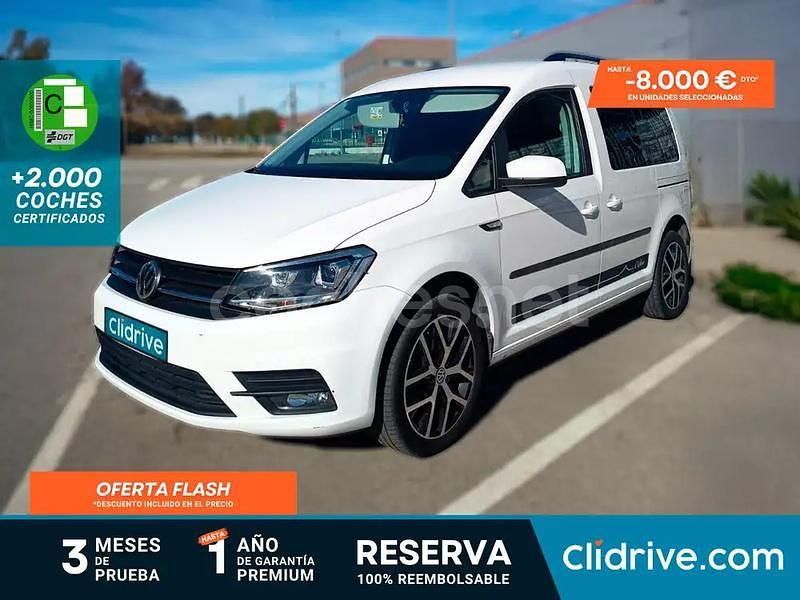 Blanco Usado 2017 VW Caddy Monovolumen | 17.190 € (Precio justo) - Imagen 1/3