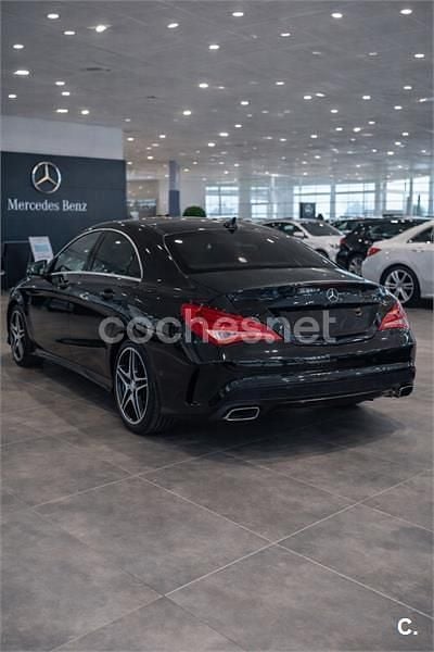 Usado Mercedes CLA220 AMG line 177 CV (130 kW) 2016 Negro Berlina