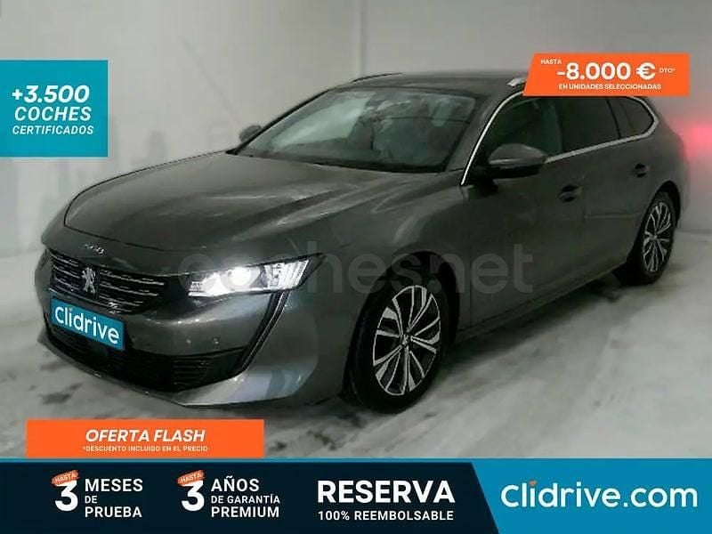 Gris / plata Usado 2020 Peugeot 508 SW Allure Familiar | 10.490 € (Super precio) - Imagen 1/3