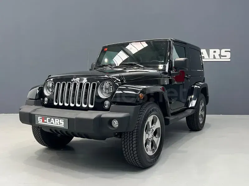 Usado Jeep Wrangler Sahara 200 CV (147 kW) 2018 Negro SUV