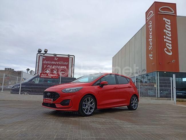 Rojo Usado 2023 Ford Fiesta ST-Line Berlina | 15.900 € (Precio justo) - Imagen 1/4