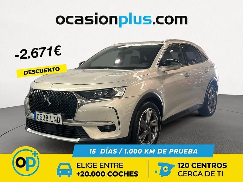 Beige Usado 2021 DS Automobiles DS7 Crossback Grand Chic SUV | 22.900 € (Precio justo) - Imagen 1/4