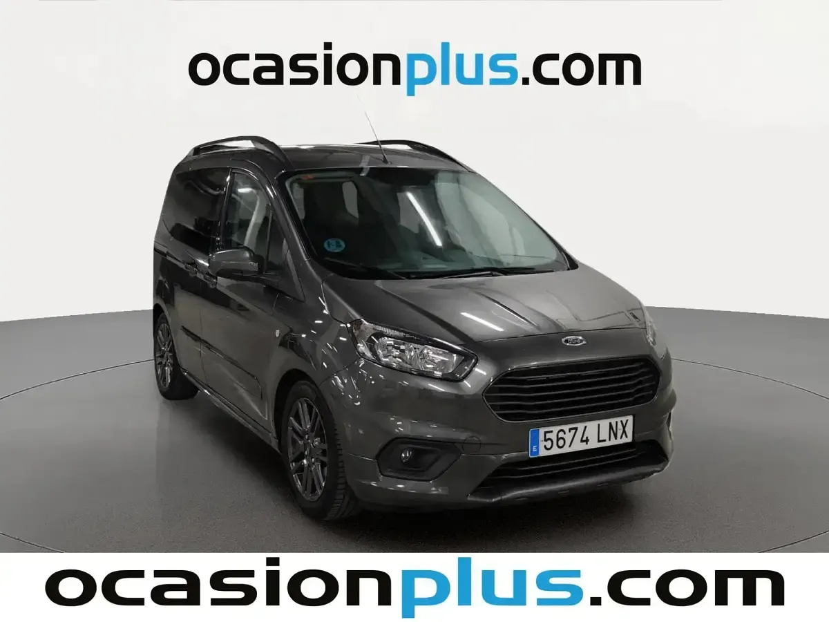Usado Ford Tourneo Courier Sport 100 CV (73 kW) 2021 Gris Monovolumen