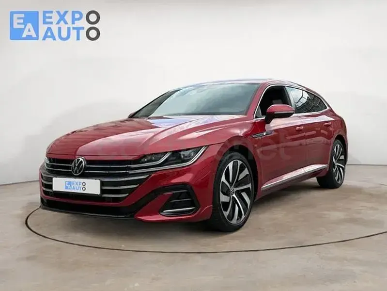 Usado VW Arteon R-line 218 CV (160 kW) 2021 Rojo Familiar
