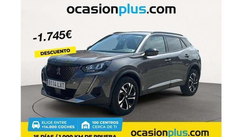 Gris Usado 2022 Peugeot 2008 Allure SUV | 17.455 € (Precio justo) - Imagen 1/4