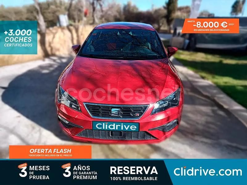 Rojo Usado 2019 Seat Leon FR Berlina | 17.990 € (Precio justo) - Imagen 1/3
