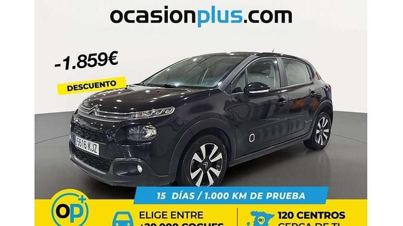 Usado Citroën C3 Feel 75 CV (55 kW) 2018 Negro Utilitario