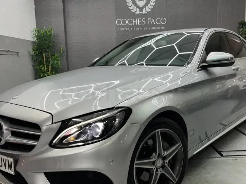 Usado Mercedes C220 170 CV (125 kW) 2017 Gris / plata Berlina